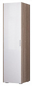 Шкаф-платяной Камея 1- створчатый со штангой (Дуб сонома/Белый глянец)