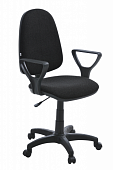 Кресло офисное Престиж Гольф ТК-2 ткань (Серый/Черный)