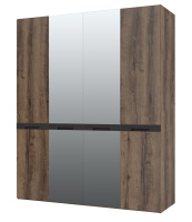 шкаф комбинированный с 4 дверями ПМ-100.12.02_с зеркалом