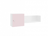 Шкаф навесной Алиса 332.17 (Белый/Розовый)