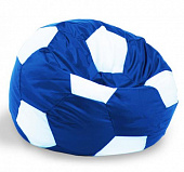 Кресло-мешок Мяч L (Синий/Белый)